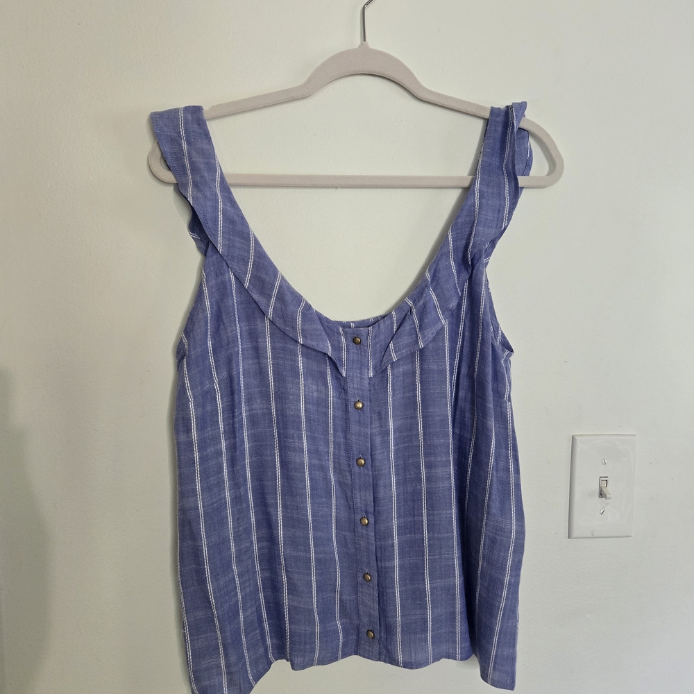 Sezane Manon Ruffle Tank Top - Picture 5 of 9